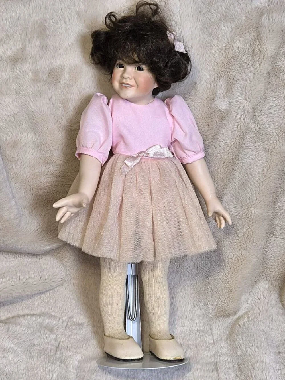 The Little Rascals Darla Doll Fine Porcelain Hoffman King World 15